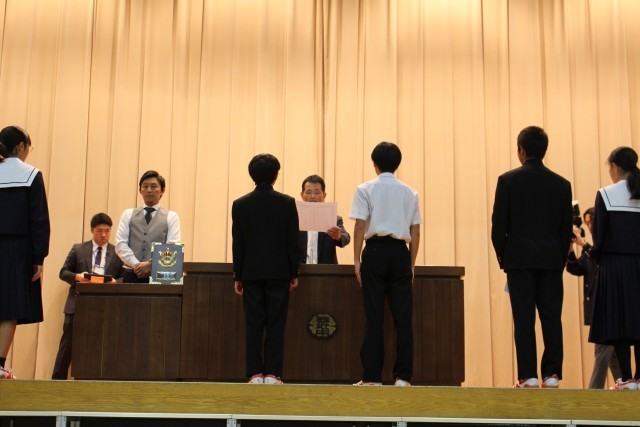 閉会式の様子です